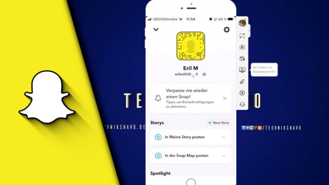 Snapchat Namen ändern Snapchat Namen ändern