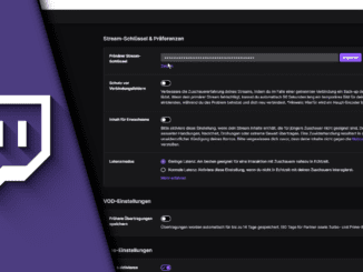 Twitch Stream Key