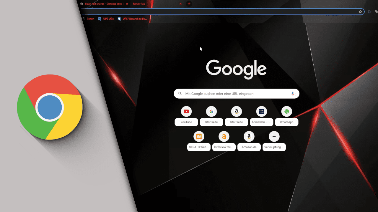 Chrome Design ändern