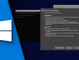 Windows 10 Benutzer anlegen ohne Microsoft Konto