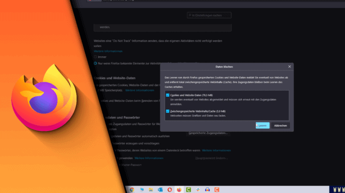 Firefox Cache leeren