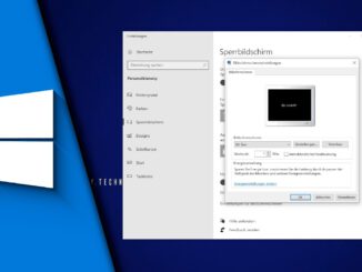 Bildschirmschoner Windows 10