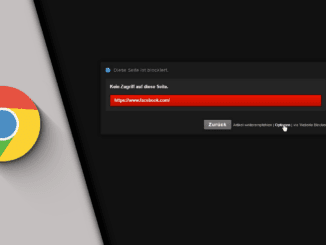 Webseiten sperren Chrome