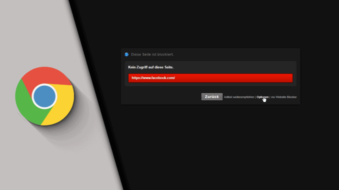 Webseiten sperren Chrome