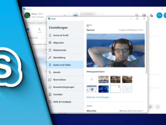 Skype Hintergrund ändern