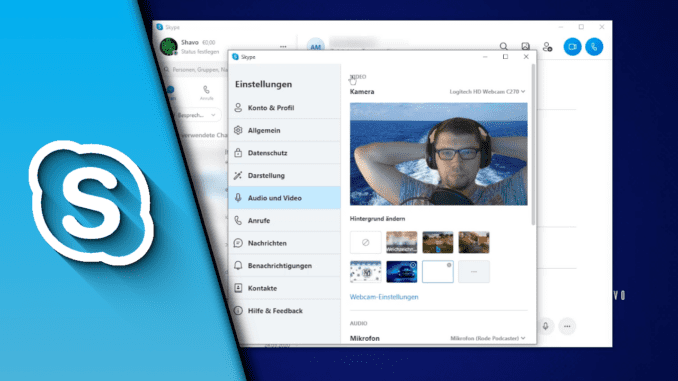 Skype Hintergrund ändern