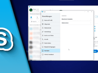 Skype Kontakt blockieren