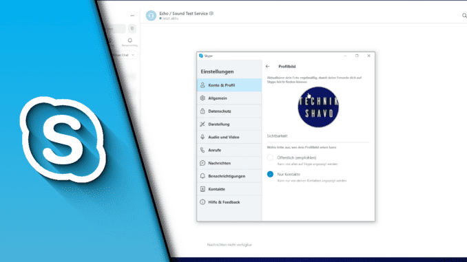 Skype Profilbild ändern
