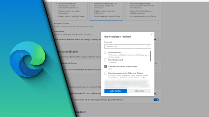 Edge Cookies löschen