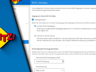 FritzBox Gastzugang einrichten