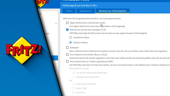 FritzBox Rufnummer unterdrücken