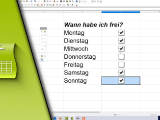 OpenOffice Calc Checkbox