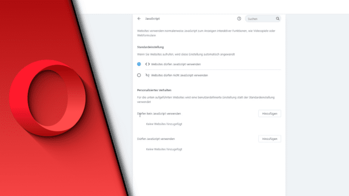 Opera Javascript aktivieren