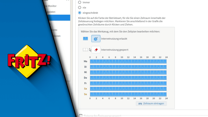 FritzBox Zeitschaltung