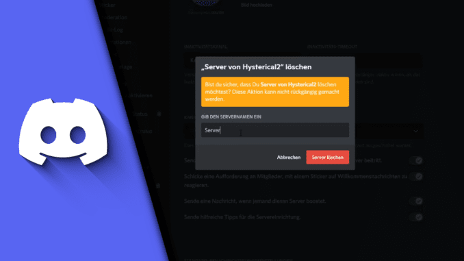 Discord Server löschen