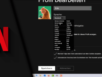 Netflix Sprache ändern