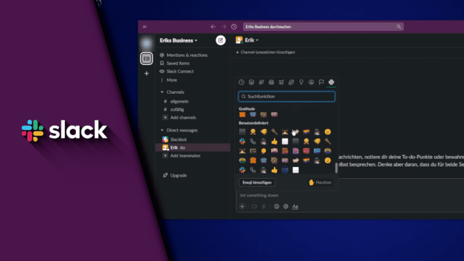 Slack Emoji erstellen
