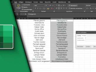 Excel Leerzeichen entfernen