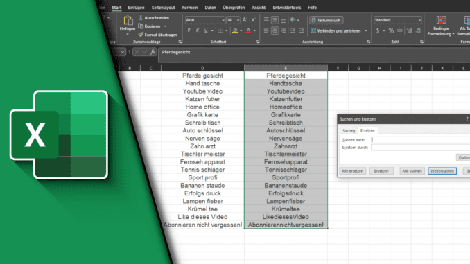 Excel Leerzeichen entfernen