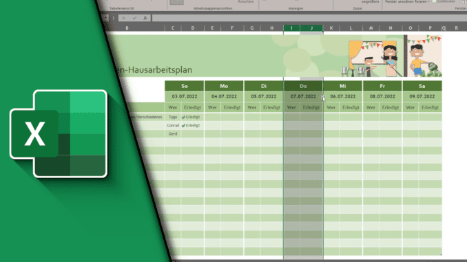 Excel Spalten verschieben