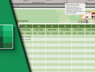 Excel Spaltenüberschrift