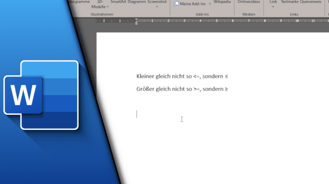 Größer Gleich Zeichen Word Größer Gleich Zeichen Word