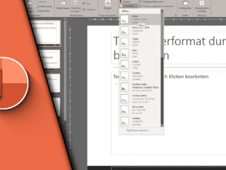 Powerpoint Standardschriftart ändern