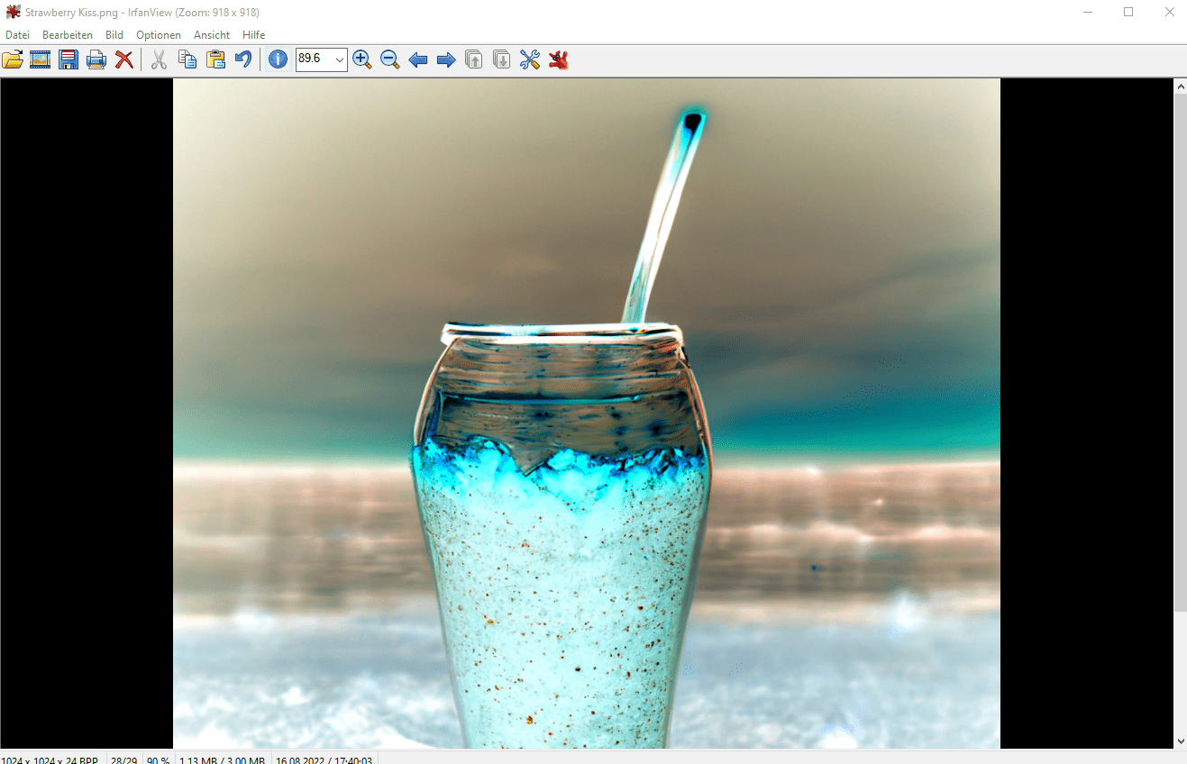 IrfanView Bild invertieren