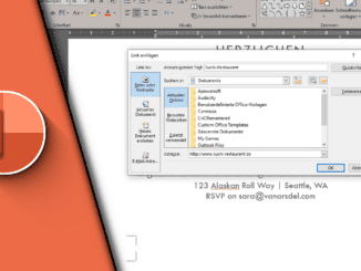 Link in Powerpoint einfügen