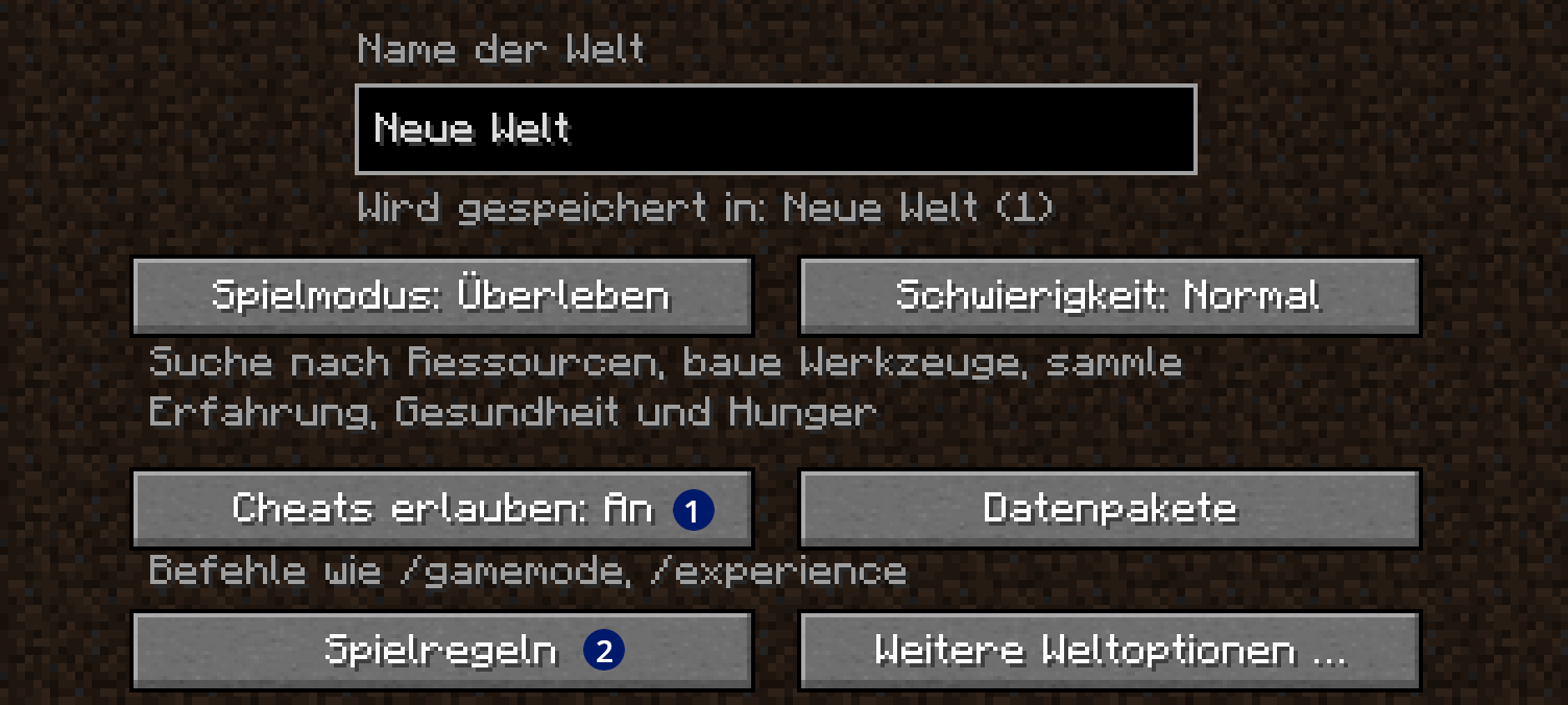 Minecraft Keep Inventory Befehl