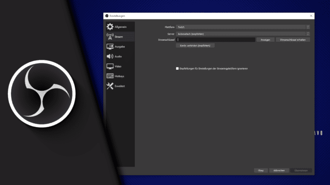 OBS mit Twitch verbinden