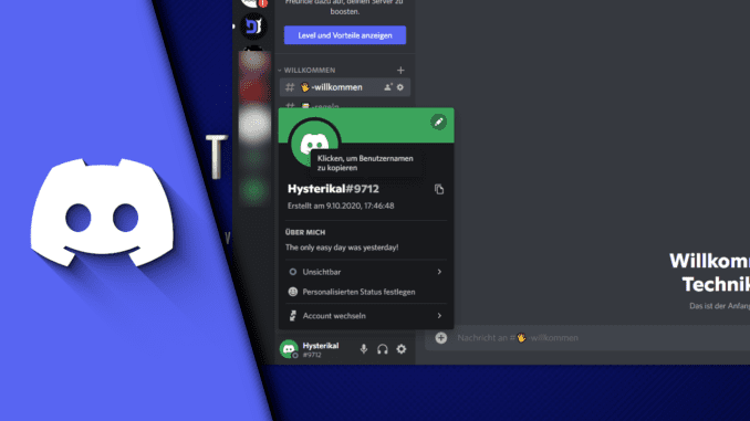 Discord Account Alter herausfinden