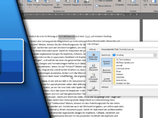 Link in Word einfügen
