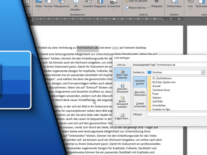 Word Textmarke einfügen & anzeigen lassen Tutorial