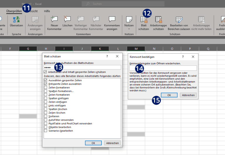 Excel Zellen sperren (& Spalten / Bereiche) Sperren & Entsperren