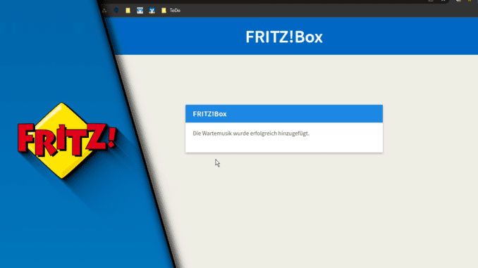 FritzBox Wartemusik