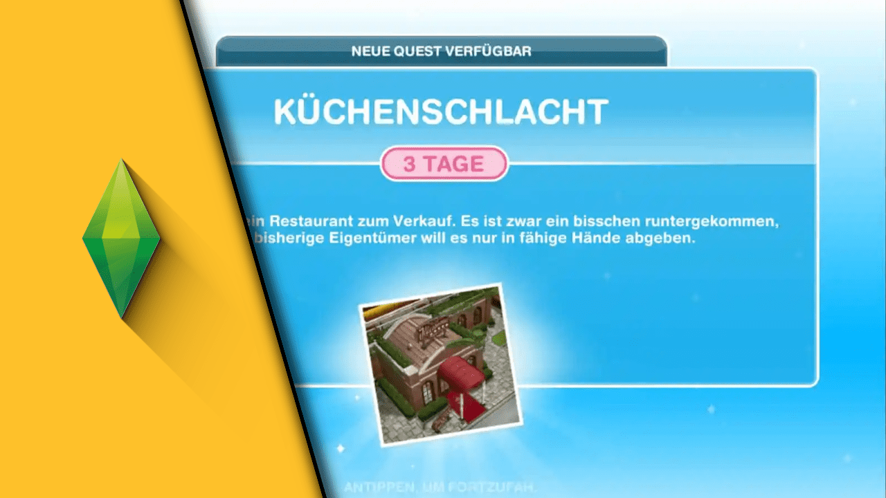 Sim Sandkuchen backen lassen / Sims Freeplay Küchenschlacht