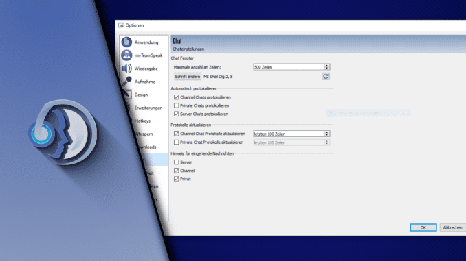 Teamspeak Chat Verlauf Teamspeak Chat Verlauf