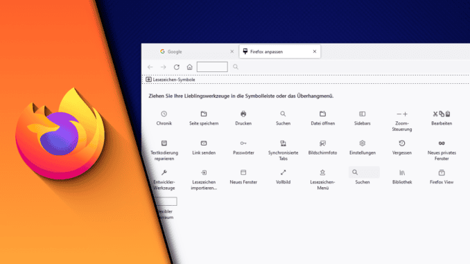 Firefox Home Button anzeigen