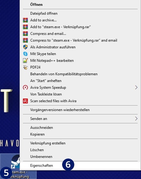 Steam Autostart minimiert